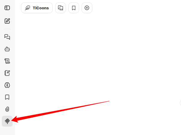 LibreChat sidebar with MCP selected and TiCoons MCP server highlighted